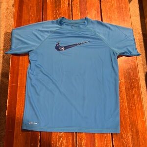 Nike Men's Blue Dri-Fit Shirt